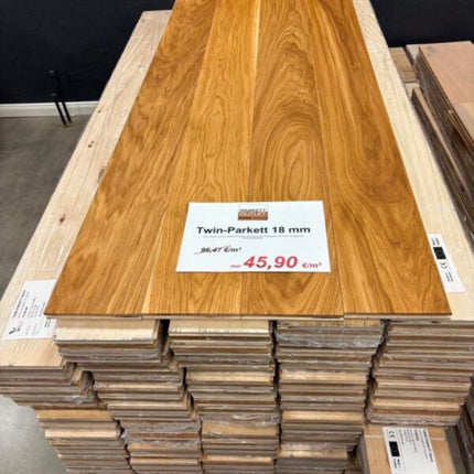 Landhausdiele Rustikal leicht gebürstet Pure geölt 180 mm breit - 2-Schichtparkett