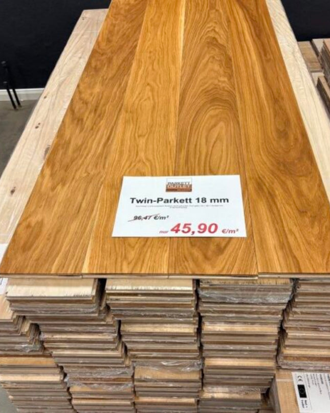 Landhausdiele Rustikal leicht gebürstet Pure geölt 180 mm breit - 2-Schichtparkett
