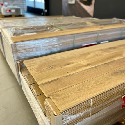 Landhausdiele Rustikal Vanilla geölt 245 mm breit - 3-Schichtparkett