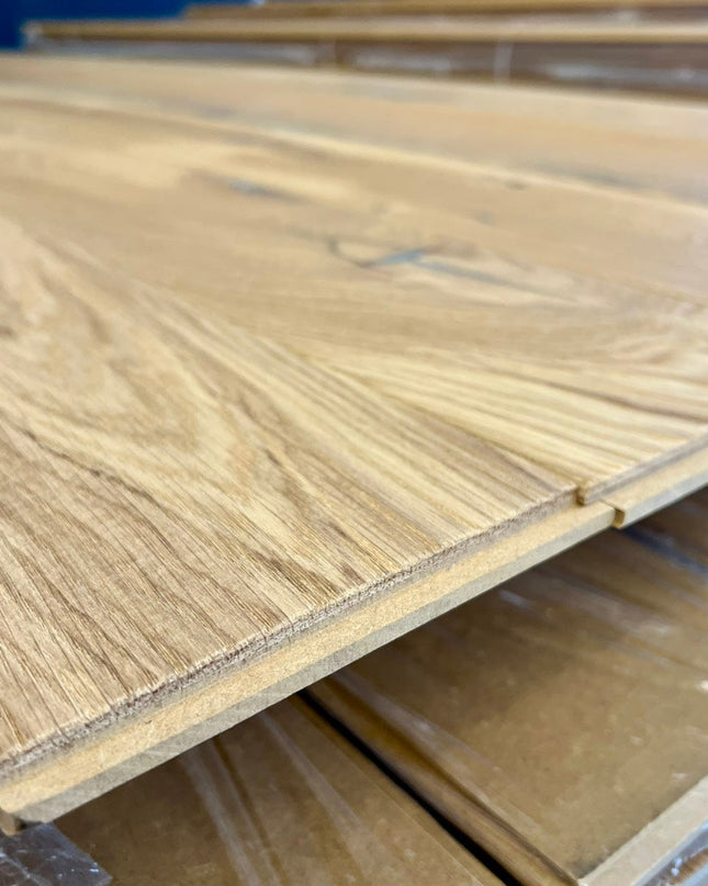 Landhausdiele Rustikal Vanilla geölt 140 mm breit - 2-Schichtparkett