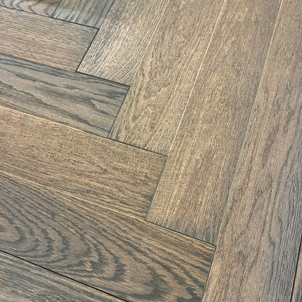 Stabparkett Elegant/Natur Savanna geölt 80 mm breit  3-Schichtparkett