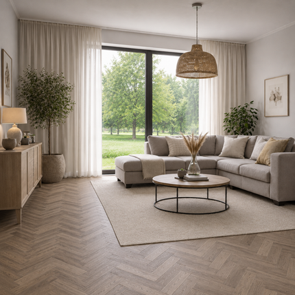Stabparkett Elegant/Natur Havanna geölt 140 mm breit 2-Schichtparkett