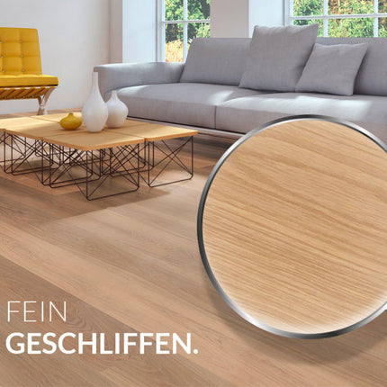 Landhausdiele Rustikal leicht gebürstet Pure geölt 180 mm breit - 2-Schichtparkett
