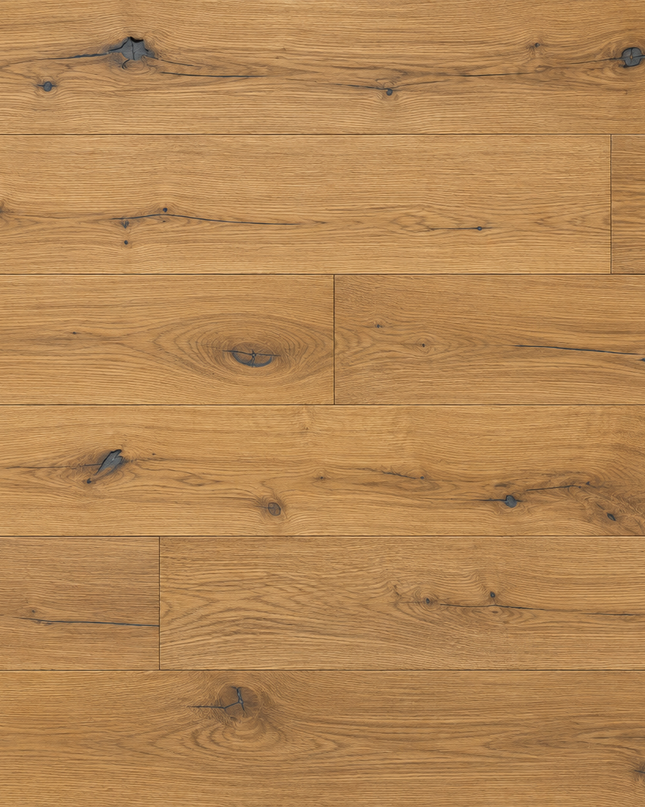 Landhausdiele Rustikal Mist 5% geölt 245 mm breit  - 3-Schichtparkett