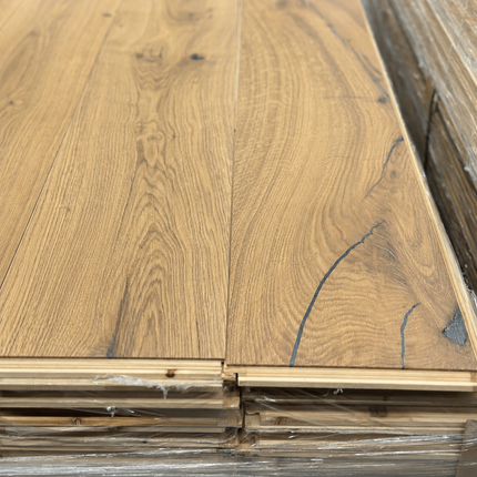 Landhausdiele Rustikal Mist 5% geölt 245 mm breit  - 3-Schichtparkett