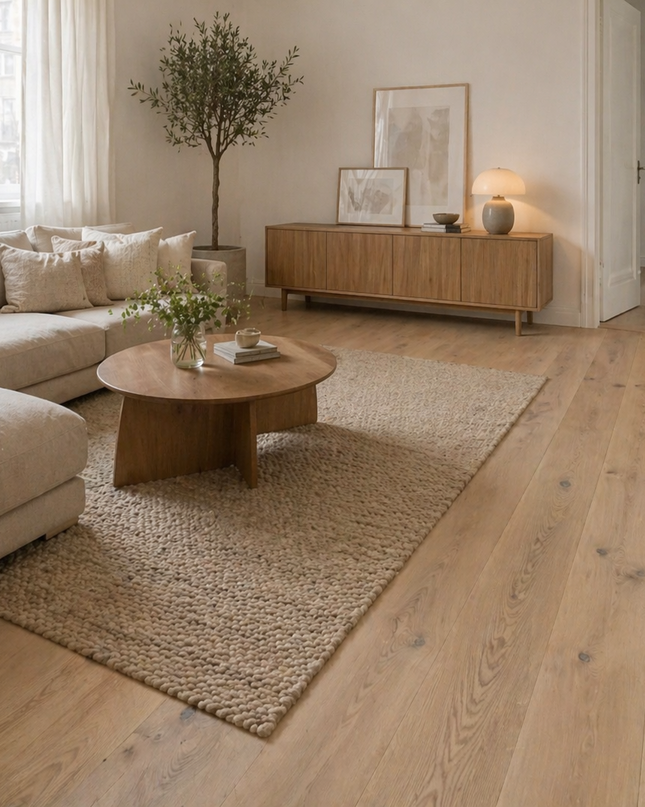 Landhausdiele Markant White 5% geölt 240 mm breit - 3-Schichtparket