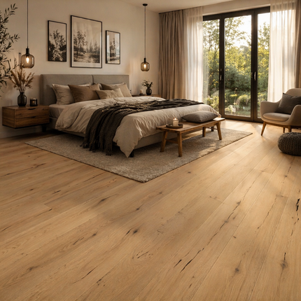 Landhausdiele Rustikal Savanna geölt 245 mm breit - 3-Schichtparkett