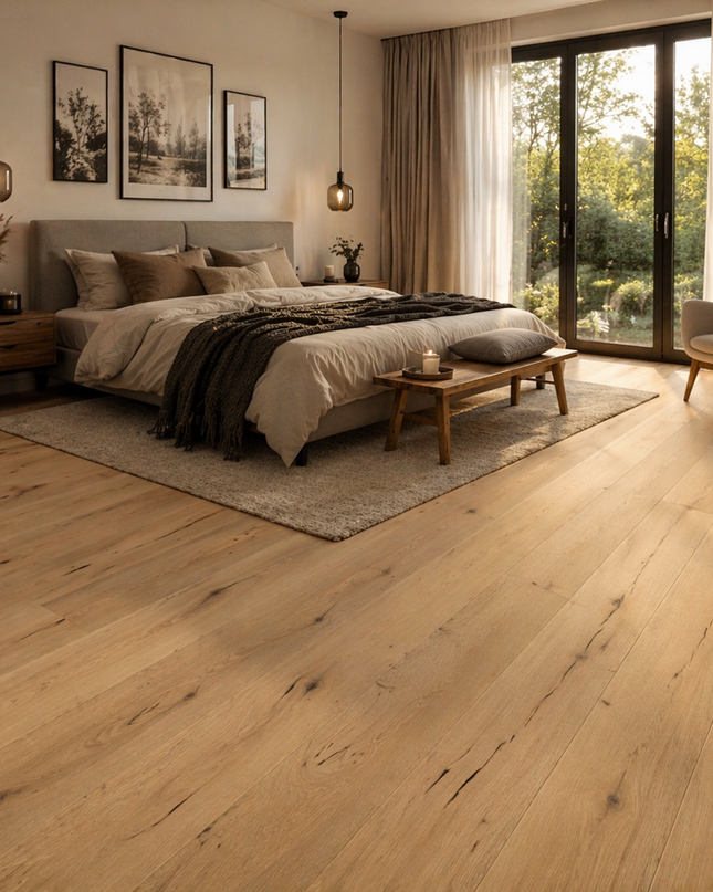 Landhausdiele Rustikal Savanna geölt 245 mm breit - 3-Schichtparkett