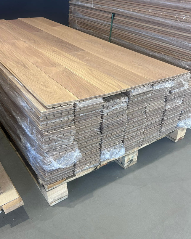 Landhausdiele Natur Crudo geölt 130 mm breit- Massivholzdiele